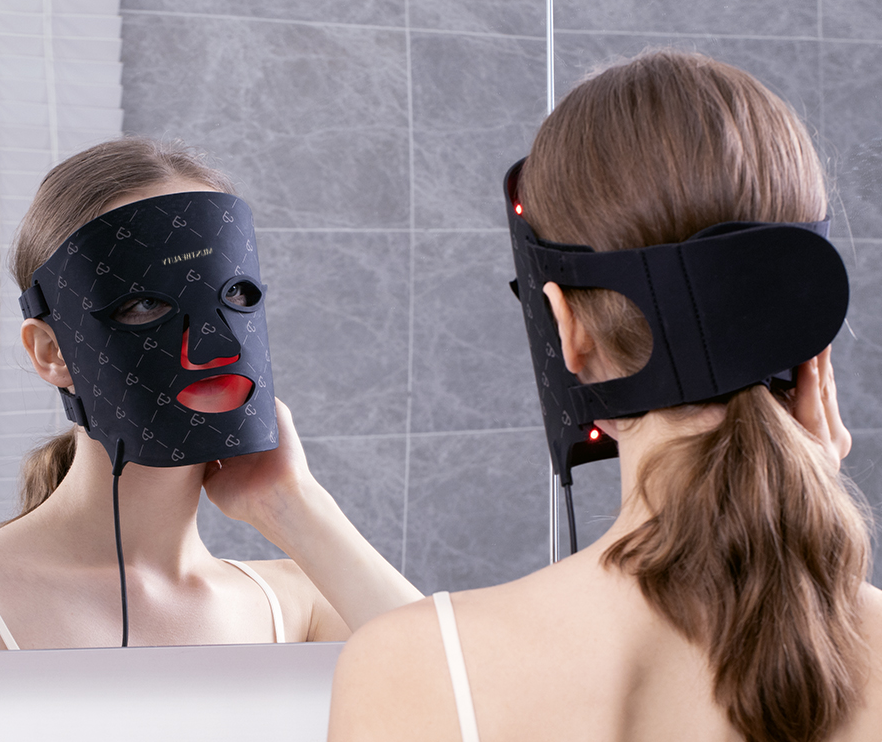 MUSTBEAUTY Anti-Aging LED Therapy Mask for At-Home Skin Rejuvenation | Clinically Backed 633nm Red/470nm Blue/590nm Orange Wavelengths | Targets Wrinkles, Boosts Collagen & Firms Skin