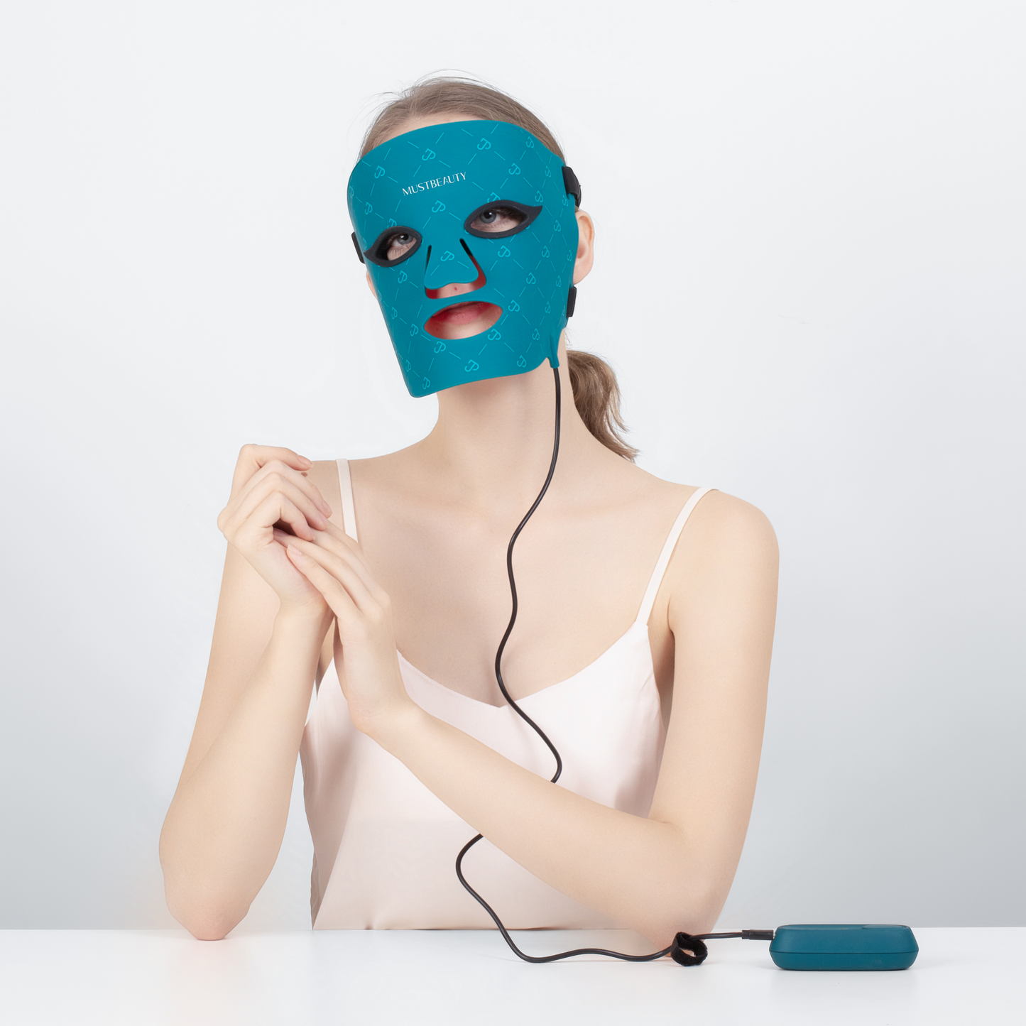 MUSTBEAUTY Anti-Aging LED Therapy Mask for At-Home Skin Rejuvenation | Clinically Backed 633nm Red/470nm Blue/590nm Orange Wavelengths | Targets Wrinkles, Boosts Collagen & Firms Skin